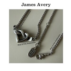 James Avery Heart Knot Chain Necklace Retired